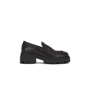 NEW Free People Lyra Lug Sole Loafer in Black
